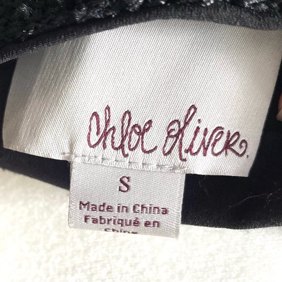 Anthro Chloe Oliver Black Shaggy Fringe Jacket - Picture 7 of 7